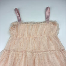 Load image into Gallery viewer, Girls Zara, cotton lined tulle &amp; glitter top, EUC, size 11-12,  