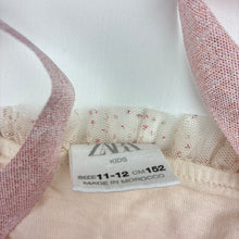 Load image into Gallery viewer, Girls Zara, cotton lined tulle &amp; glitter top, EUC, size 11-12,  