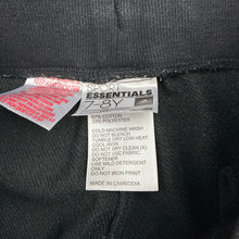 Load image into Gallery viewer, Girls Adidas, black track pants, elasticated, Inside leg: 51cm, GUC, size 7-8,  