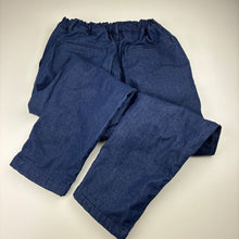 Load image into Gallery viewer, Boys Uniqlo, fleece lined stretch denim pants, adjustable, Inside leg: 47cm, EUC, size 7-8,  