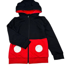 Load image into Gallery viewer, Unisex Disney, Mickey Mouse 2 in 1 zip hoodie sweater / plushie , EUC, size 10,  