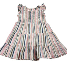 Load image into Gallery viewer, Girls Anko, striped summer dress, no labels, armpit to armpit: 26.5cm, GUC, size 2-3, L: 49cm