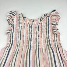 Load image into Gallery viewer, Girls Anko, striped summer dress, no labels, armpit to armpit: 26.5cm, GUC, size 2-3, L: 49cm