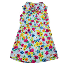 Load image into Gallery viewer, Girls Anko, lightweight floral cotton shirt dress, EUC, size 6, L: 57cm
