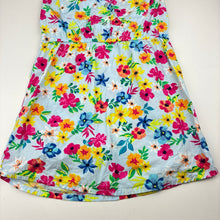 Load image into Gallery viewer, Girls Anko, lightweight floral cotton shirt dress, EUC, size 6, L: 57cm