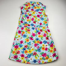 Load image into Gallery viewer, Girls Anko, lightweight floral cotton shirt dress, EUC, size 6, L: 57cm