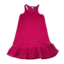 Load image into Gallery viewer, Girls Bonds, pink terry casual dress, small mark on chest, FUC, size 7, L: 61cm