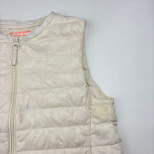 Load image into Gallery viewer, Girls TOPTEN KIDS, REALLIGHT GOOSE lightweight down vest, light mark left armpit, FUC, size 8,  