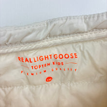 Load image into Gallery viewer, Girls TOPTEN KIDS, REALLIGHT GOOSE lightweight down vest, light mark left armpit, FUC, size 8,  
