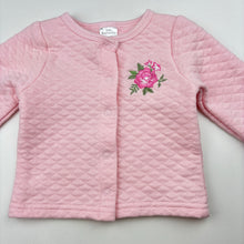 Load image into Gallery viewer, Girls Little Beginnings, embroidered quilted lightweight sweater / top, GUC, size 0,  