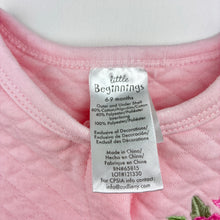 Load image into Gallery viewer, Girls Little Beginnings, embroidered quilted lightweight sweater / top, GUC, size 0,  