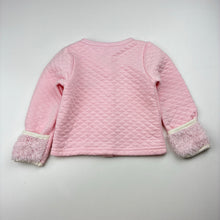 Load image into Gallery viewer, Girls Little Beginnings, embroidered quilted lightweight sweater / top, GUC, size 0,  