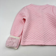 Load image into Gallery viewer, Girls Little Beginnings, embroidered quilted lightweight sweater / top, GUC, size 0,  