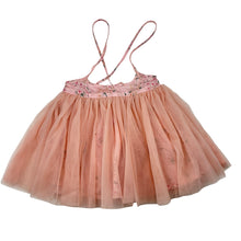 Load image into Gallery viewer, Girls Aubrie, floral cotton &amp; tulle suspender skirt, EUC, size 2,  