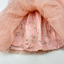 Load image into Gallery viewer, Girls Aubrie, floral cotton &amp; tulle suspender skirt, EUC, size 2,  