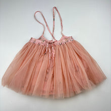 Load image into Gallery viewer, Girls Aubrie, floral cotton &amp; tulle suspender skirt, EUC, size 2,  