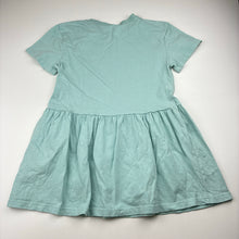 Load image into Gallery viewer, Girls Cotton On, blue cotton short sleeve dress, FUC, size 5, L: 54cm