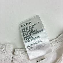 Load image into Gallery viewer, Girls Anko, lined white cotton dress, EUC, size 5, L: 50cm