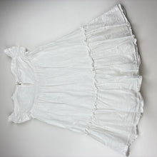 Load image into Gallery viewer, Girls Anko, lined white cotton dress, EUC, size 5, L: 50cm
