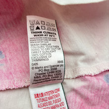 Load image into Gallery viewer, Girls M&amp;S, floral cotton summer dress, light mark at neck, FUC, size 6-7, L: 57cm
