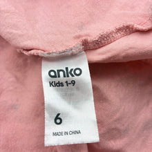 Load image into Gallery viewer, Girls Anko, cotton long sleeve casual dress, FUC, size 6, L: 56cm