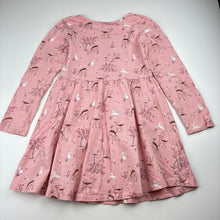 Load image into Gallery viewer, Girls Anko, cotton long sleeve casual dress, FUC, size 6, L: 56cm