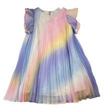 Load image into Gallery viewer, Girls H&amp;M, pleated pastel party dress, light mark on back, FUC, size 6, L: 60cm