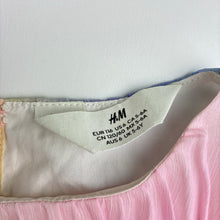 Load image into Gallery viewer, Girls H&amp;M, pleated pastel party dress, light mark on back, FUC, size 6, L: 60cm