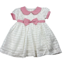 Load image into Gallery viewer, Girls SHEIN, white soft feel lined party dress, EUC, size 0, L: 44cm