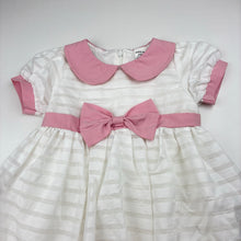 Load image into Gallery viewer, Girls SHEIN, white soft feel lined party dress, EUC, size 0, L: 44cm