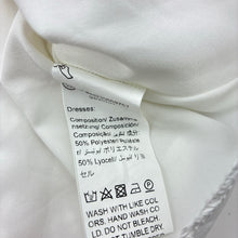 Load image into Gallery viewer, Girls SHEIN, white soft feel lined party dress, EUC, size 0, L: 44cm