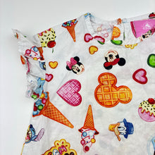 Load image into Gallery viewer, Girls Disney, lightweight cotton top, Sz: XS, armpit to armpit: 33cm, GUC, size 5-6,  