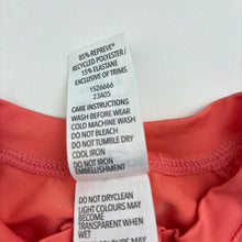 Load image into Gallery viewer, Girls Wave Zone, zip up long sleeve rashie / swim top, EUC, size 8,  