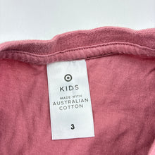 Load image into Gallery viewer, Girls Target, Aust cotton long sleeve tee / top, GUC, size 3,  