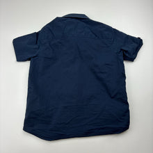 Load image into Gallery viewer, Boys PLOT, navy lightweight short sleeve shirt, EUC, size 2-3,  