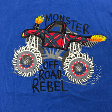 Load image into Gallery viewer, Boys GR8 KIDS, embroidered cotton tee / top, monster truck, GUC, size 5-6,  