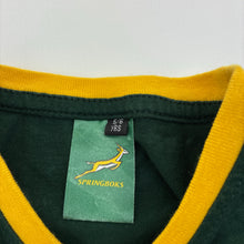 Load image into Gallery viewer, Unisex SPRINGBOKS, South Africa Rugby cotton tee / top, GUC, size 5-6,  