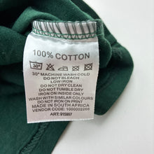 Load image into Gallery viewer, Unisex SPRINGBOKS, South Africa Rugby cotton tee / top, GUC, size 5-6,  