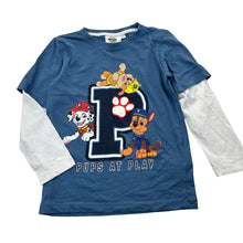 Load image into Gallery viewer, Boys Nickelodeon, Paw Patrol cotton long sleeve tee / top, GUC, size 6,  