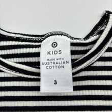 Load image into Gallery viewer, Girls Target, ribbed stretchy tee / top, EUC, size 3,  