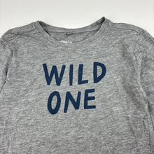 Load image into Gallery viewer, Boys Anko, grey marle long sleeve tee / top, GUC, size 6,  