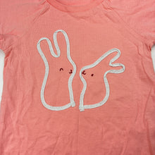 Load image into Gallery viewer, Girls Bossini, pink cotton tee / top, rabbits, EUC, size 3,  