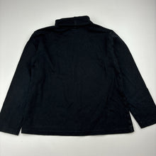 Load image into Gallery viewer, Unisex Anko, black soft cotton skivvy top, GUC, size 5,  