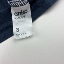 Load image into Gallery viewer, Girls Anko, navy cotton tee / top, strawberries, FUC, size 3,  