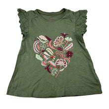 Load image into Gallery viewer, Girls Mothercare, embroidered broderie trim cotton top, EUC, size 3-4,  