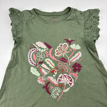 Load image into Gallery viewer, Girls Mothercare, embroidered broderie trim cotton top, EUC, size 3-4,  
