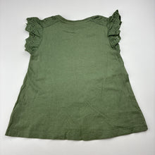 Load image into Gallery viewer, Girls Mothercare, embroidered broderie trim cotton top, EUC, size 3-4,  