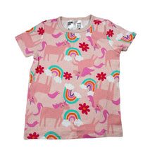 Load image into Gallery viewer, Girls Anko, stretchy pyjama tee / top, unicorns, EUC, size 3,  