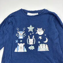 Load image into Gallery viewer, Unisex Lily &amp; Dan, soft cotton long sleeve pyjama top, GUC, size 6,  