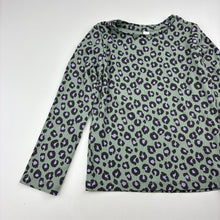 Load image into Gallery viewer, Girls KID, organic cotton blend ribbed long sleeve top, EUC, size 4,  